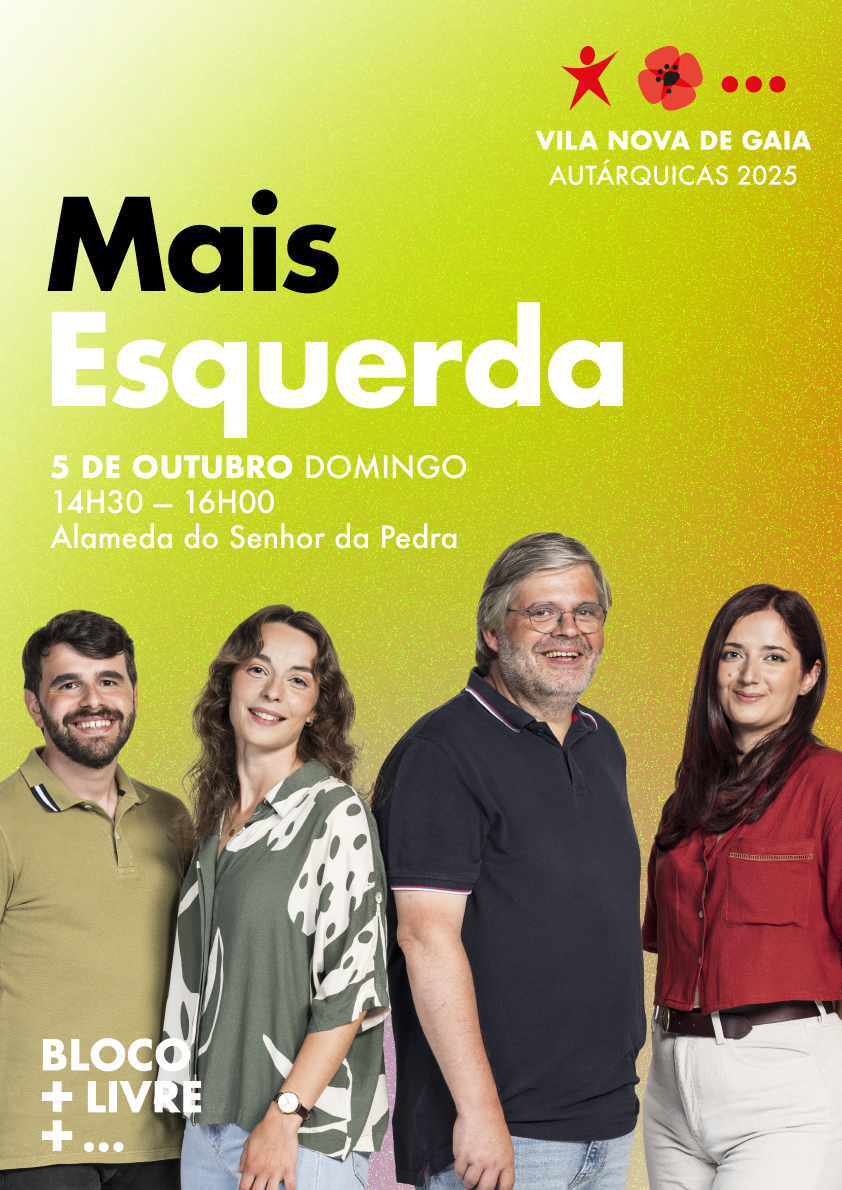📅 05/10 — Comício por Mais Esquerda